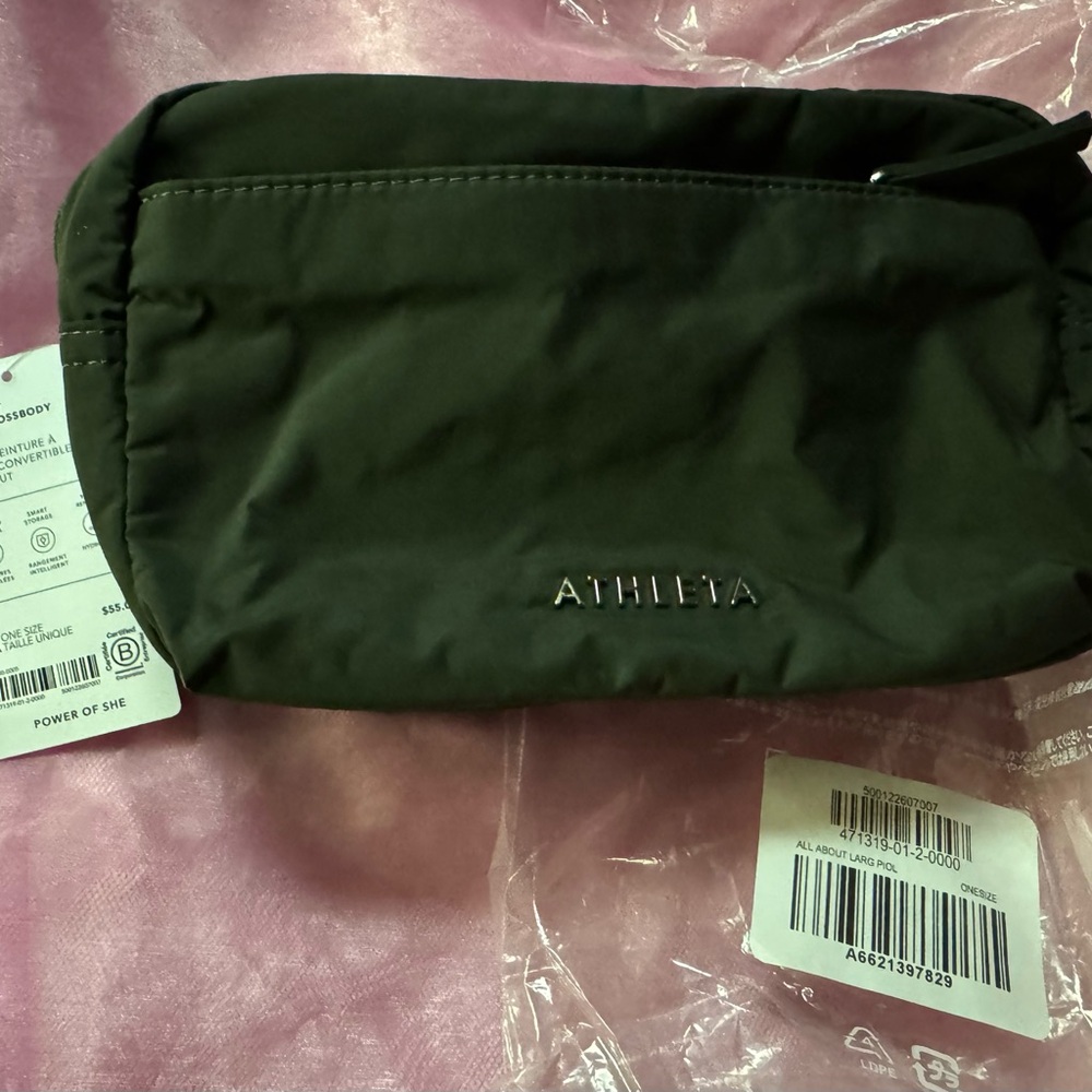 ATHLETA ALL about Large Olive Belt Bag